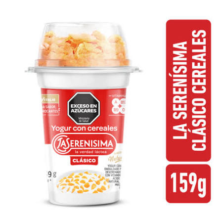 YOGUR LA SERENISIMA C/ CEREALES 159 GRS (comprando 3 o más precio mayorista